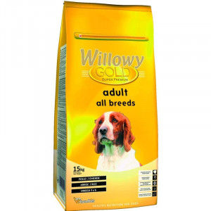 WILLOWY GOLD DOG ADULT sausā barība suņiem Vista 15kg